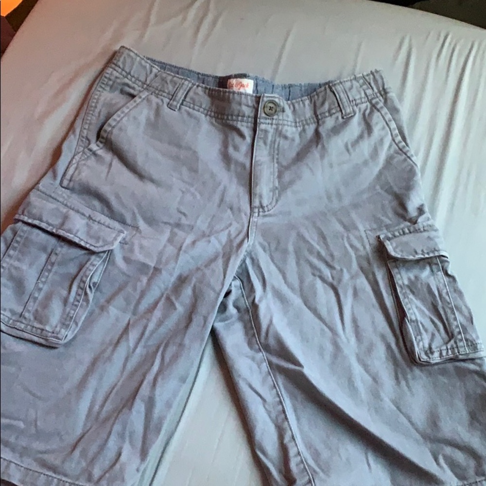 Boys Size 16 Cat&Jack Grey Cargo Shorts
